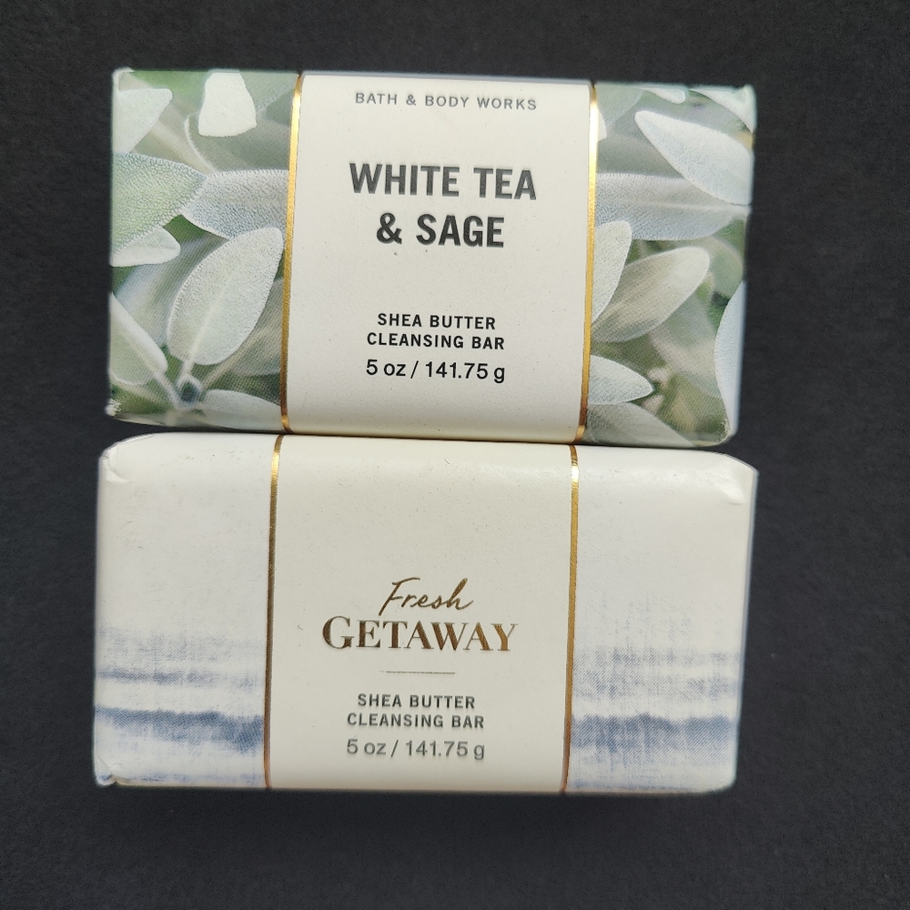 $15 BUNDLE NEW BATH & BODY WORKS SHEA BUTTER CLEANSING BAR 2 PK
